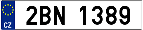 Truck License Plate